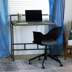 Petit bureau - Finition frêne, conception ouverte, 87,9 cm H x 84,1 cm L x 59,9 cm P