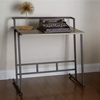 Petit bureau - Finition frêne, conception ouverte, 87,9 cm H x 84,1 cm L x 59,9 cm P