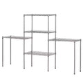 5-Layer Wire Shelving Unit - Metal Mesh Storage Rack, 551 lbs Total Capacity