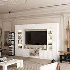Grand meuble TV d'angle - Meuble de salon esthétique et pratique