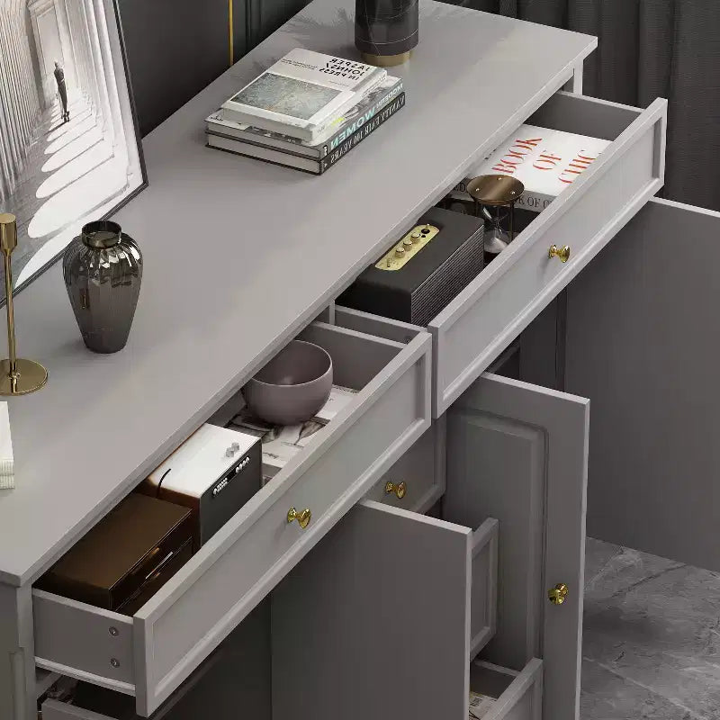 5-Drawer Horizontal Dresser - Multifunctional Storage Cabinet for Living Room & Bedroom