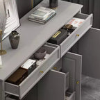 Commode horizontale à 5 tiroirs - Meuble de rangement multifonctionnel pour salon et chambre