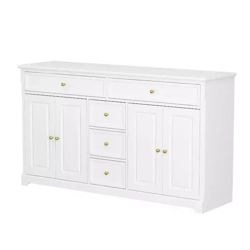 5-Drawer Horizontal Dresser - Multifunctional Storage Cabinet for Living Room & Bedroom