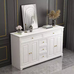 Commode horizontale à 5 tiroirs - Meuble de rangement multifonctionnel pour salon et chambre