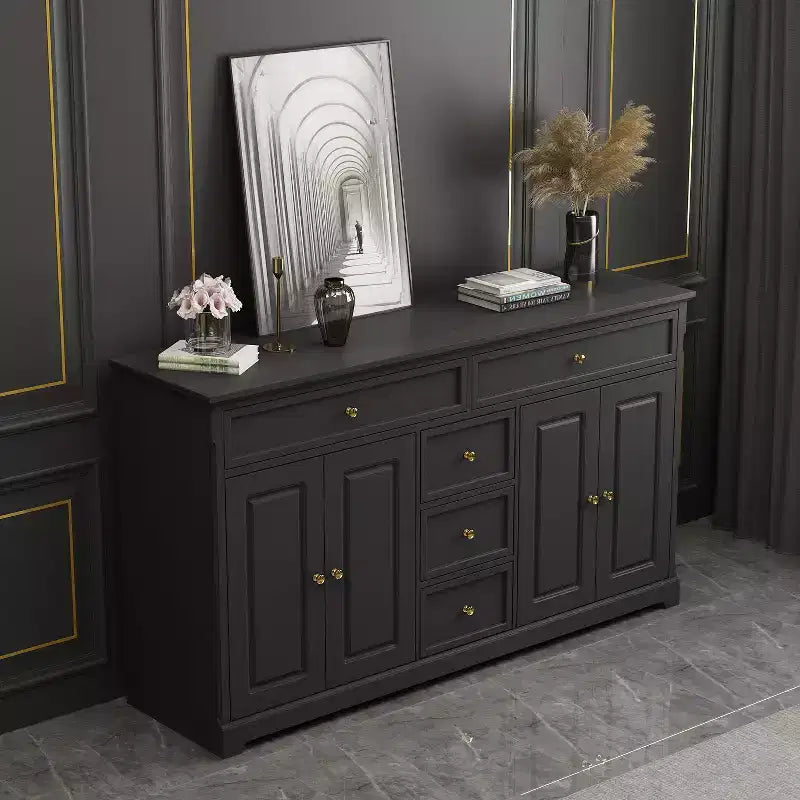 5-Drawer Horizontal Dresser - Multifunctional Storage Cabinet for Living Room & Bedroom
