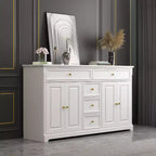 Commode horizontale à 5 tiroirs - Meuble de rangement multifonctionnel pour salon et chambre