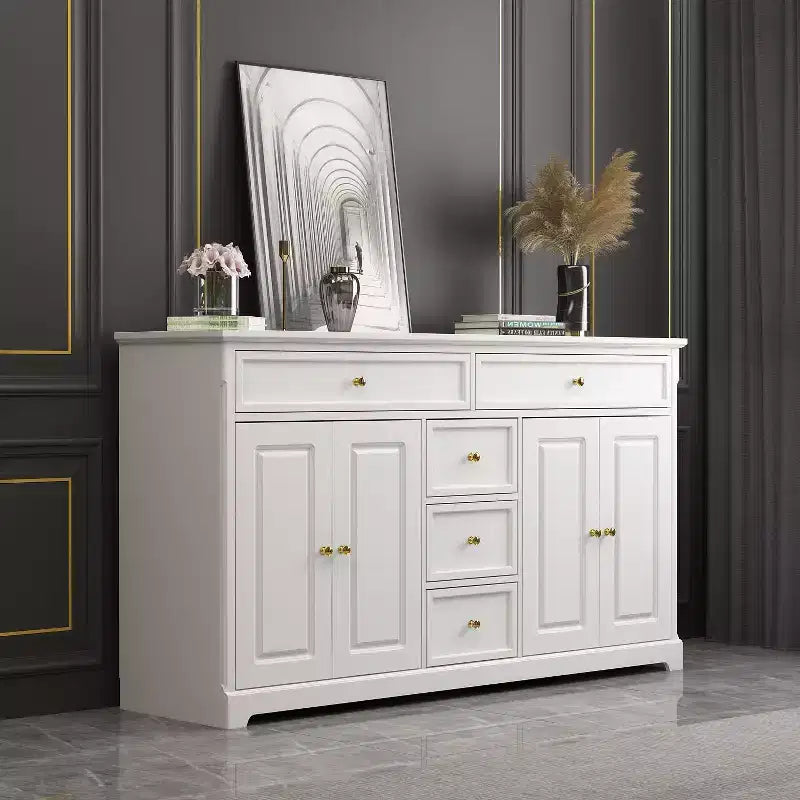 5-Drawer Horizontal Dresser - Multifunctional Storage Cabinet for Living Room & Bedroom