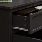 Commode horizontale à 5 tiroirs - Meuble de rangement multifonctionnel pour salon et chambre