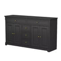 5-Drawer Horizontal Dresser - Multifunctional Storage Cabinet for Living Room & Bedroom