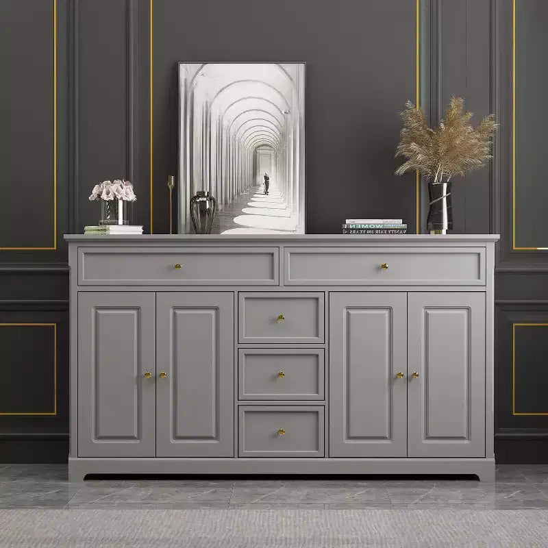 5-Drawer Horizontal Dresser - Multifunctional Storage Cabinet for Living Room & Bedroom