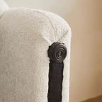 Canapé-lit 3-en-1 en velours avec port USB, lit gigogne et poche latérale