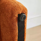 Canapé-lit 3-en-1 en velours avec port USB, lit gigogne et poche latérale