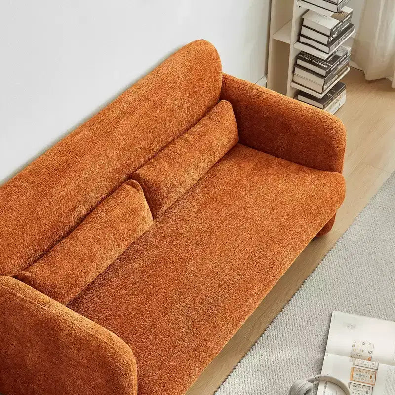 3-in-1 Velvet Sleeper Sofa Bed with USB Port, Pull-Out Bed & Side Pocket