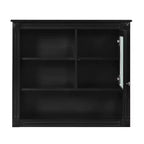 Armoire de toilette murale 32"L x 28"H - MDF, 5 étagères amovibles, charnières à fermeture douce