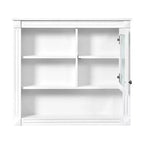 Armoire de toilette murale 32"L x 28"H - MDF, 5 étagères amovibles, charnières à fermeture douce
