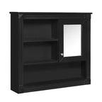Armoire de toilette murale 32"L x 28"H - MDF, 5 étagères amovibles, charnières à fermeture douce