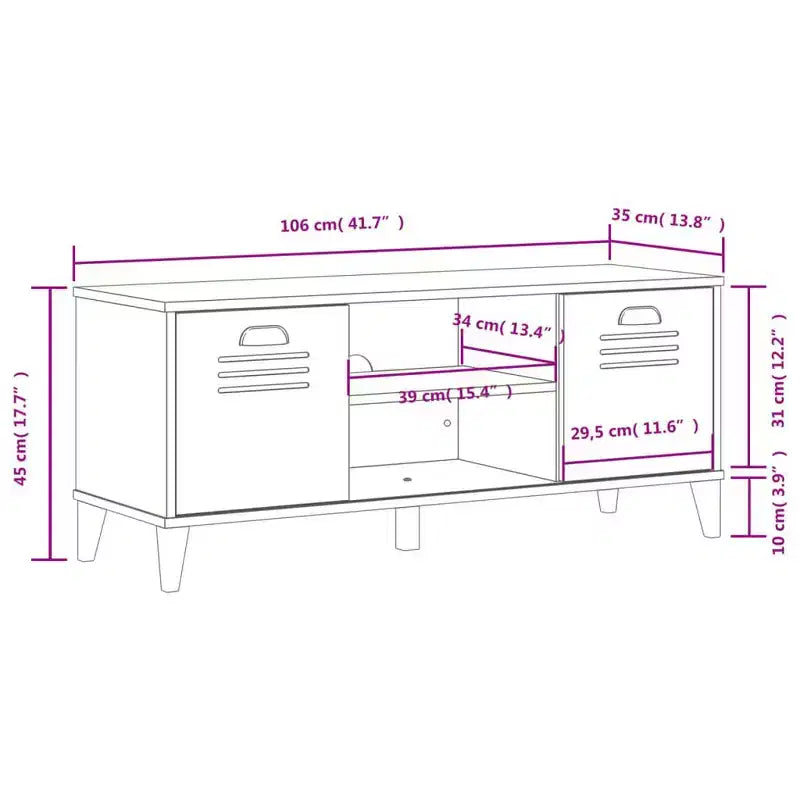 Solid Pine Wood Shoe Bench with Storage Shelf - Hallway Organizer Furniture