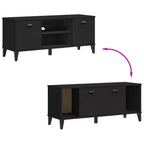 Banc à chaussures en pin massif avec étagère de rangement - Meuble d'entrée organisateur