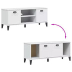 Banc à chaussures en pin massif avec étagère de rangement - Meuble d'entrée organisateur