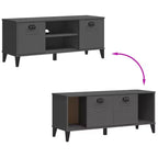 Banc à chaussures en pin massif avec étagère de rangement - Meuble d'entrée organisateur