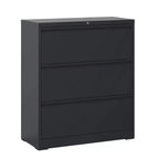 Classeur latéral verrouillable 40" - Métal robuste, Coulisses silencieuses à extension complète, Anti-basculement