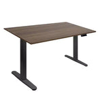 Mount-It! Electric Sit-Stand Desk with Tabletop - Black/Adrift