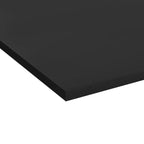 Bureau électrique assis-debout à double moteur avec plateau, plage de hauteur 64,5-130,5 cm - Noir